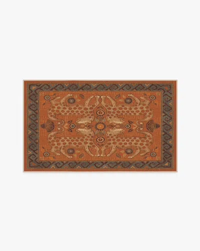 Ruggable Eartha Terracotta Flatwoven Rug By Justina Blakeney In Multi
