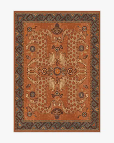 Ruggable Eartha Terracotta Flatwoven Rug By Justina Blakeney In Multi