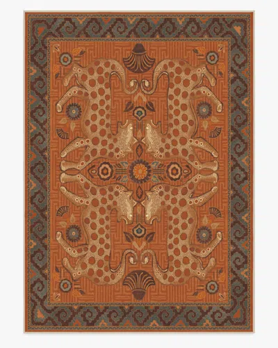 Ruggable Eartha Terracotta Flatwoven Rug By Justina Blakeney In Multi