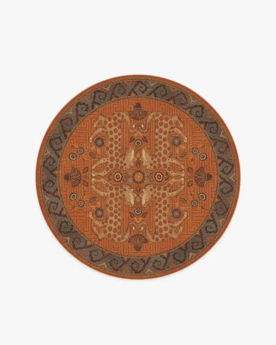 Ruggable Eartha Terracotta Flatwoven Rug By Justina Blakeney In Multi