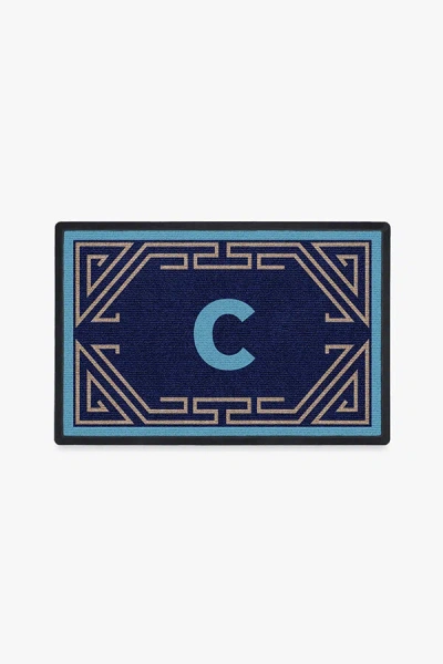 Ruggable Easthampton Monogram Doormat By Jonathan Adler In Multi