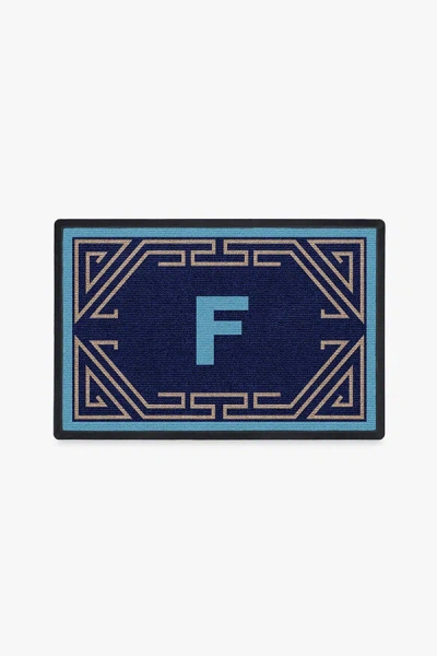 Ruggable Easthampton Monogram Doormat By Jonathan Adler In Multi