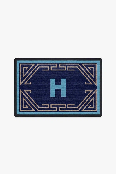 Ruggable Easthampton Monogram Doormat By Jonathan Adler In Multi