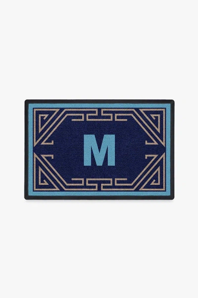 Ruggable Easthampton Monogram Doormat By Jonathan Adler In Multi