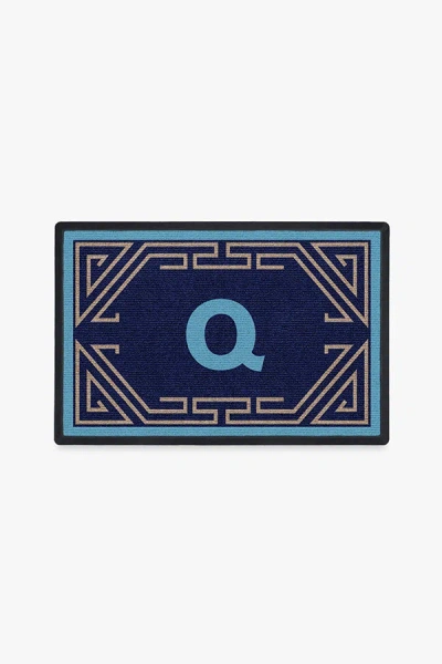 Ruggable Easthampton Monogram Doormat By Jonathan Adler In Multi