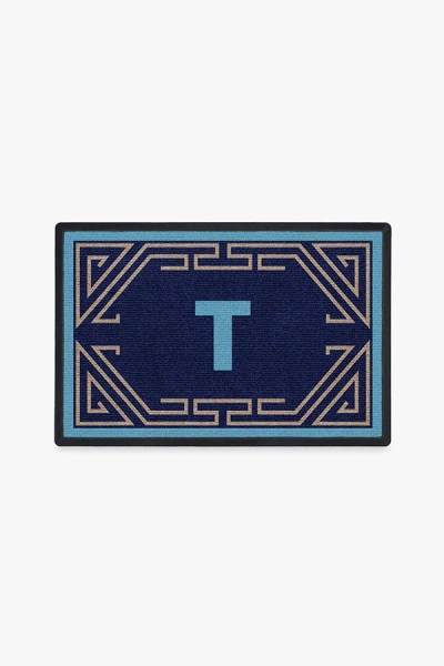 Ruggable Easthampton Monogram Doormat By Jonathan Adler In Multi