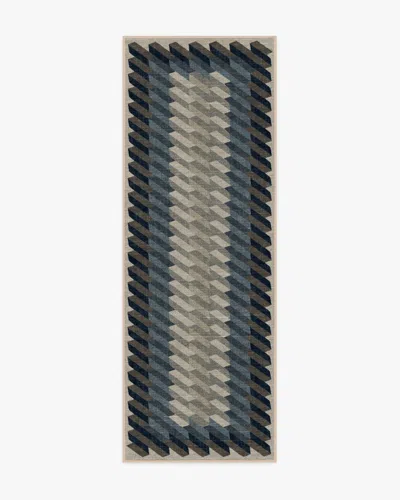 Ruggable Echo Charcoal Flatwoven Rug In Gray