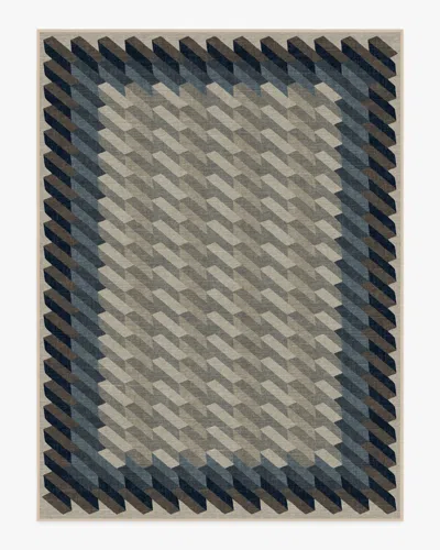 Ruggable Echo Charcoal Flatwoven Rug In Multi