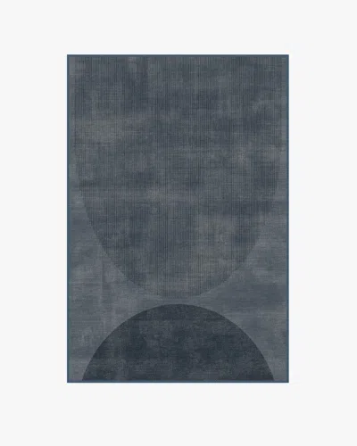 Ruggable Eclipse Navy Flatwoven Rug In Blue