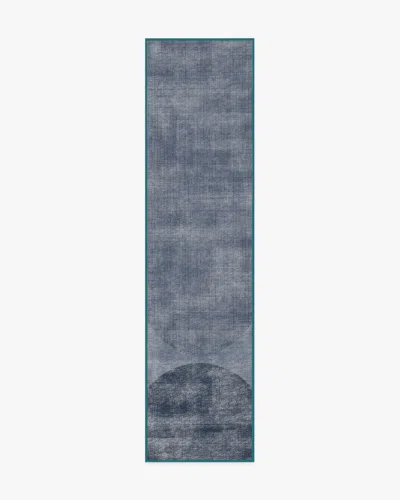 Ruggable Eclipse Navy Flatwoven Rug In Black
