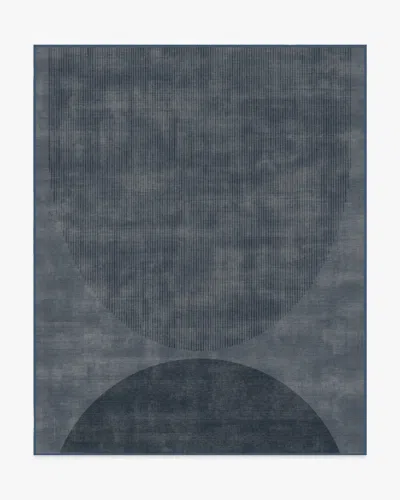 Ruggable Eclipse Navy Flatwoven Rug In Blue