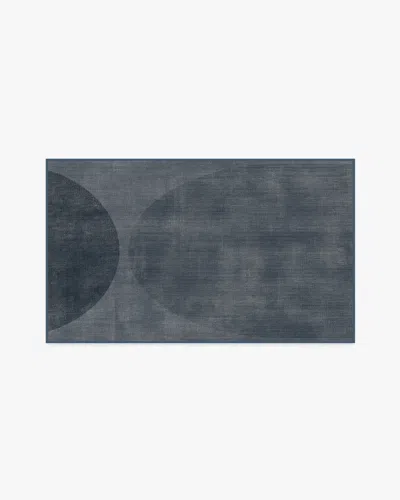 Ruggable Eclipse Navy Flatwoven Rug In Gray