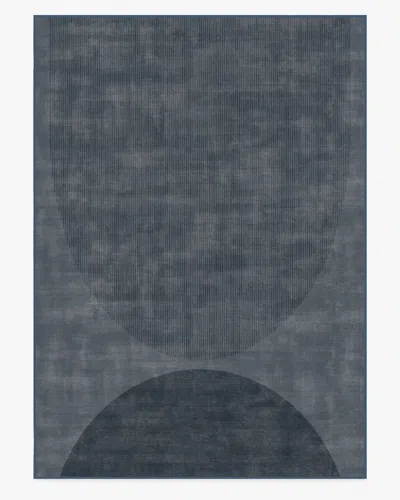 Ruggable Eclipse Navy Flatwoven Rug In Gray