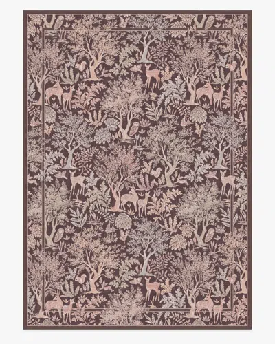 Ruggable Elowen Burgundy Flatwoven Rug