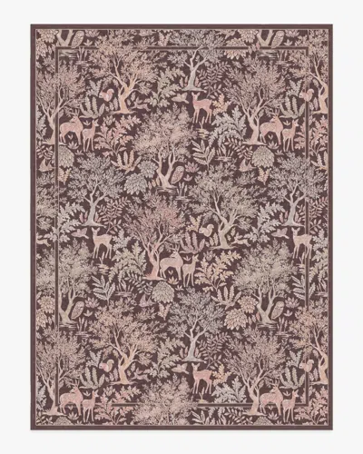 Ruggable Elowen Burgundy Flatwoven Rug