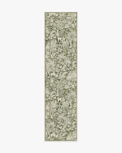 Ruggable Elowen Olive Flatwoven Rug In Gray