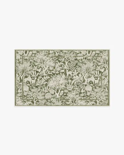 Ruggable Elowen Olive Flatwoven Rug In Gray