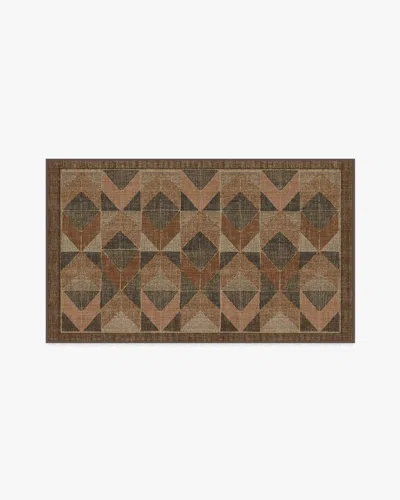 Ruggable Ember Copper & Brown Flatwoven Rug