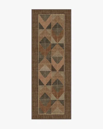 Ruggable Ember Copper & Brown Flatwoven Rug