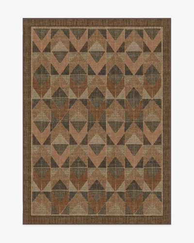 Ruggable Ember Copper & Brown Flatwoven Rug