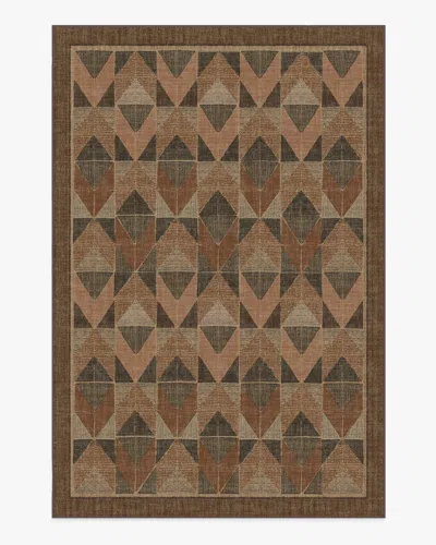 Ruggable Ember Copper & Brown Flatwoven Rug