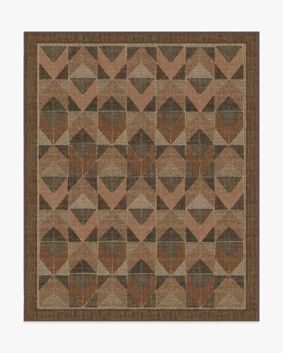 Ruggable Ember Copper & Brown Flatwoven Rug