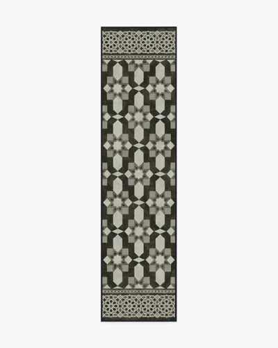 Ruggable Emir Black & Ivory Flatwoven Rug By Martyn Lawrence Bullard