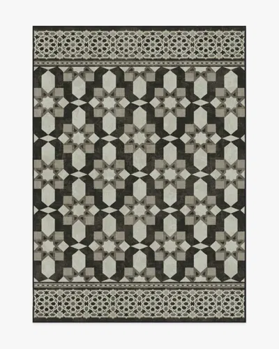 Ruggable Emir Black & Ivory Flatwoven Rug By Martyn Lawrence Bullard