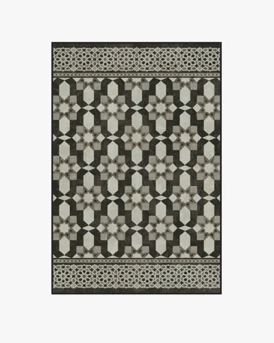 Ruggable Emir Black & Ivory Flatwoven Rug By Martyn Lawrence Bullard
