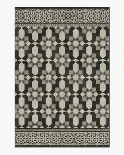 Ruggable Emir Black & Ivory Flatwoven Rug By Martyn Lawrence Bullard