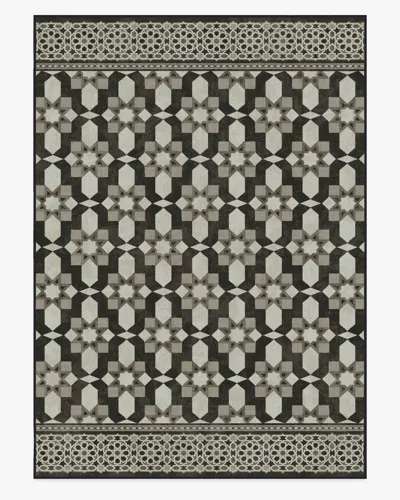 Ruggable Emir Black & Ivory Flatwoven Rug By Martyn Lawrence Bullard