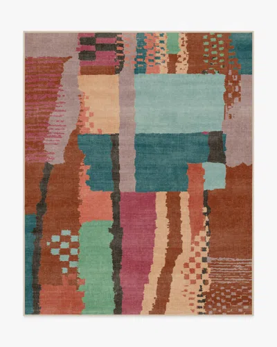 Ruggable Enya Multicolour Flatwoven Rug In Brown