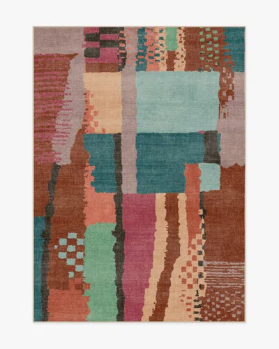 Ruggable Enya Multicolour Flatwoven Rug In Brown
