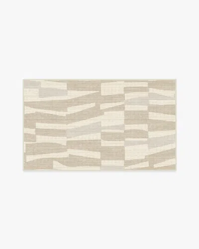 Ruggable Enzo Beige & Ivory Flatwoven Rug In Brown