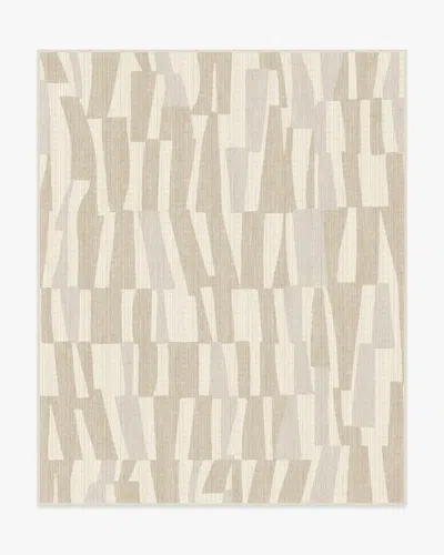 Ruggable Enzo Beige & Ivory Flatwoven Rug In Brown