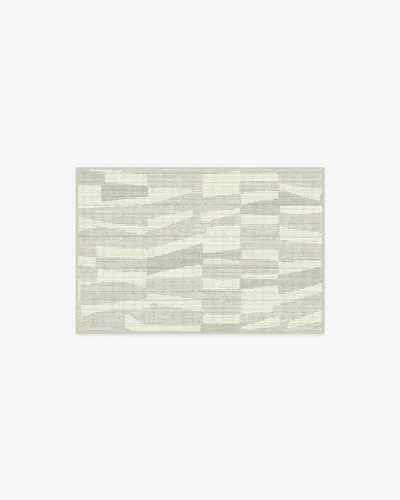 Ruggable Enzo Soft Grey Flatwoven Rug In Gray