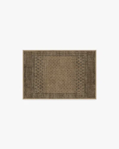 Ruggable Fernanda Black & Tan Flatwoven Rug In Multi