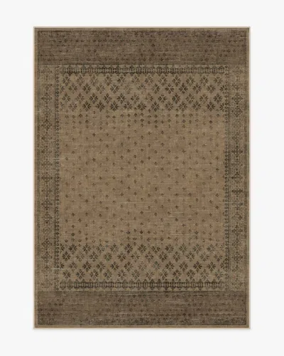 Ruggable Fernanda Black & Tan Flatwoven Rug In Multi