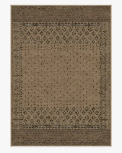 Ruggable Fernanda Black & Tan Flatwoven Rug In Animal Print