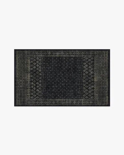 Ruggable Fernanda Black Flatwoven Rug In Multi