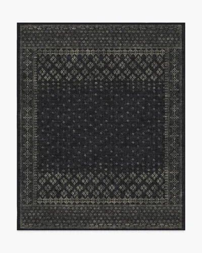 Ruggable Fernanda Black Flatwoven Rug In Multi