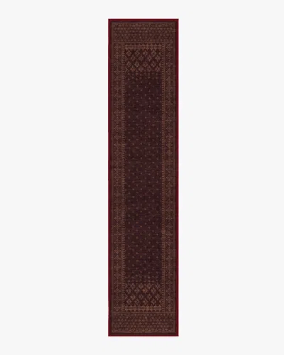 Ruggable Fernanda Burgundy Flatwoven Rug In Multi