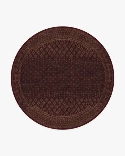 Ruggable Fernanda Burgundy Flatwoven Rug In Multi
