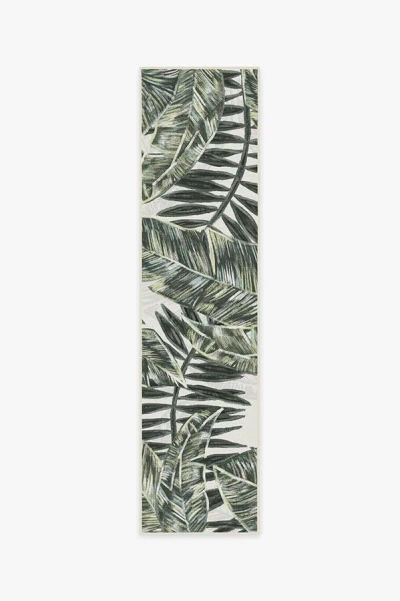 Ruggable Filifera Palm Green Outdoor Rug