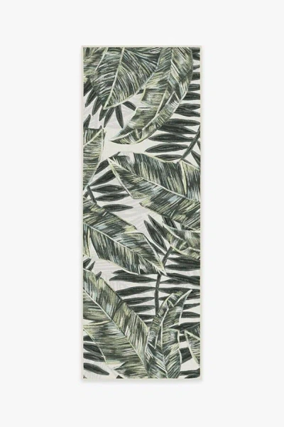 Ruggable Filifera Palm Green Outdoor Rug