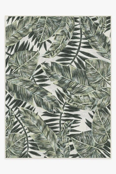Ruggable Filifera Palm Green Outdoor Rug