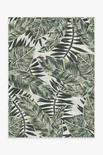 Ruggable Filifera Palm Green Outdoor Rug