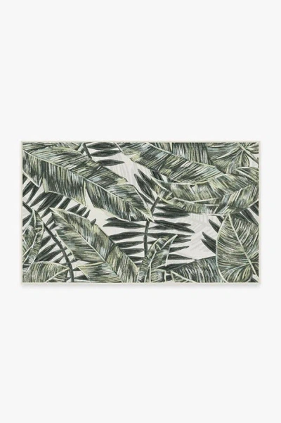 Ruggable Filifera Palm Green Outdoor Rug