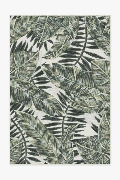 Ruggable Filifera Palm Green Outdoor Rug