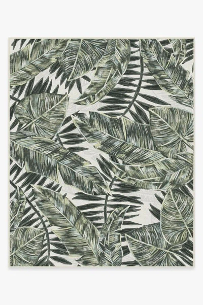 Ruggable Filifera Palm Green Outdoor Rug